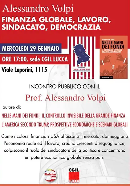 Finanza globale, lavoro, sindacato, democrazia 