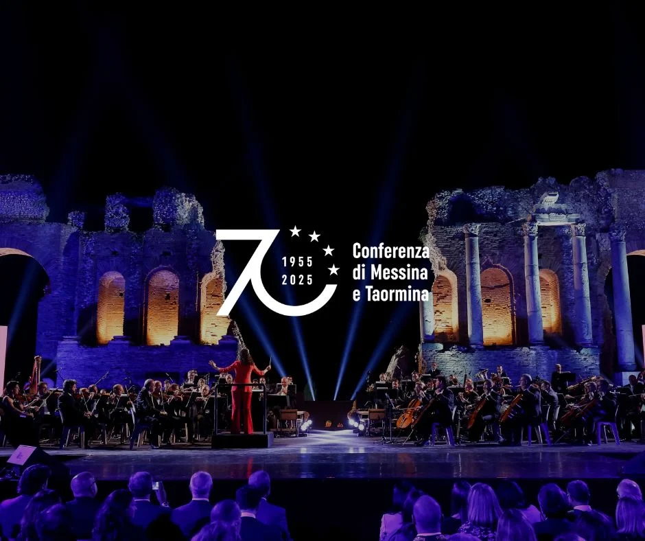Cerimonia di inaugurazione del 70esimo anniversario della Conferenza di Messina e Taormina
