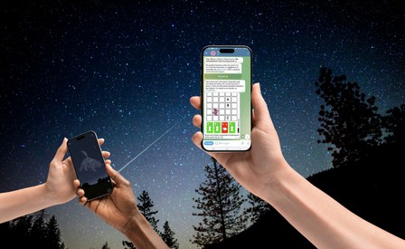 Caccia al tesoro fra le stelle - Sfida di coding con il naso all'insù