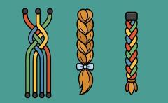 Acconciature, trecce e cravatte - Intrecci matematici